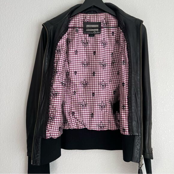 Mackage Aritzia Lamb Leather Jacket Size XS Black - Picture 11 of 12